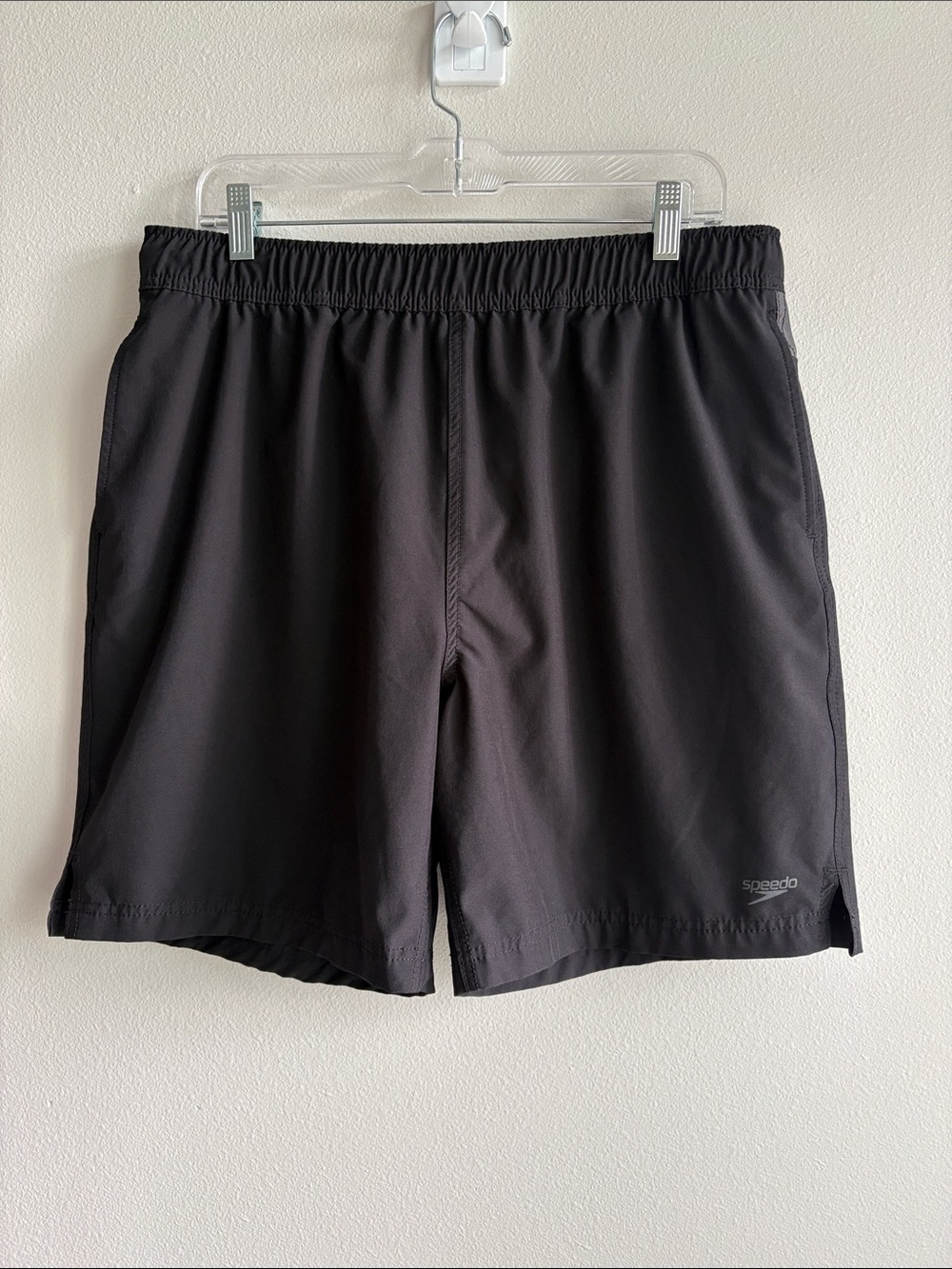 Speedo Black Athletic Swim Shorts - Men’s Large